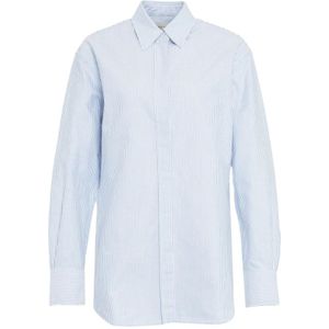 Golden Goose, Dames, Blouses & Shirts, Blauw, Maat: XS