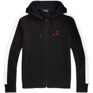 Polo Ralph Lauren, Heren, Sweatshirts & Hoodies, Zwart, Maat: XS Katoen,