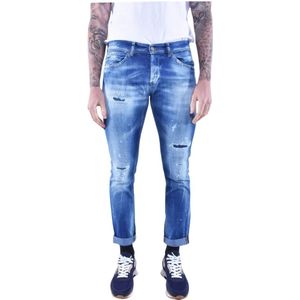 Dondup, Heren, Jeans, Blauw, Maat: W31 Katoen,