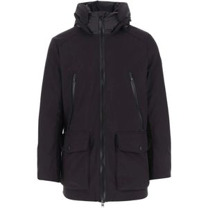 Woolrich Stijlvolle Jas voor Buitensport Avonturen , Black , Heren , Maat: XL