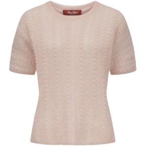 Max Mara, Dames, Truien, Beige, Maat: M Mohair,
