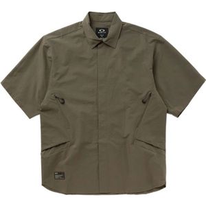 Oakley, Heren, Overhemden, Groen, Maat: L Zijde,