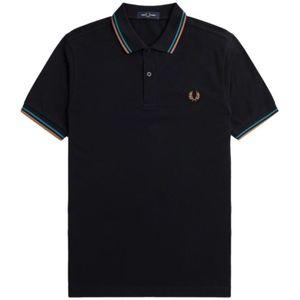 Fred Perry, Heren, Tops, Blauw, Maat: S