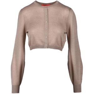 Wild Cashmere, Dames, Truien, Beige, Maat: S Zijde,
