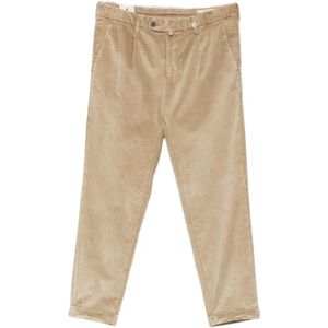 Myths, Heren, Broeken, Beige, Maat: XL Velours,