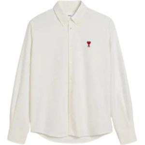 Ami Paris, Heren, Overhemden, Beige, Maat: S