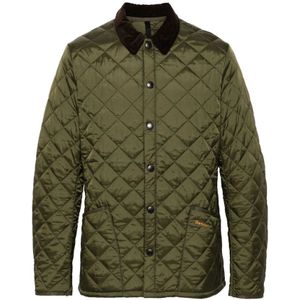 Barbour, Heren, Jassen, Groen, Maat: L Katoen,