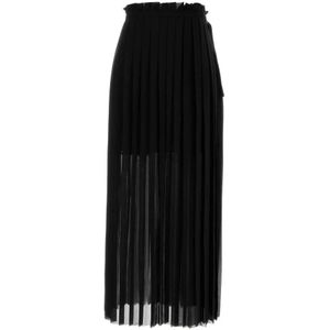 Ami Paris, Dames, Rokken, Zwart, Maat: S Poliester,