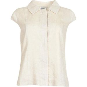 Maicazz, Dames, Blouses & Shirts, Beige, Maat: M