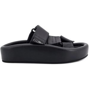 MM6 Maison Margiela, Dames, Schoenen, Zwart, Maat: 41 EU Leer,