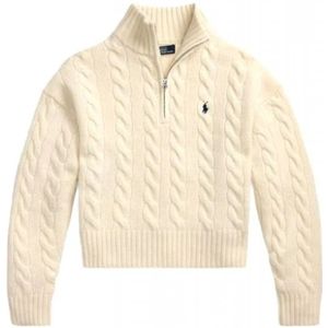 POLO RALPH LAUREN - Kabeltrui - Beige - Wol en Kasjmier