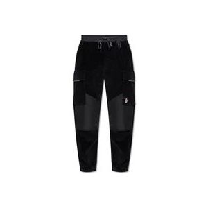 Moncler Ribfluwelen broek , Black , Heren , Maat: M