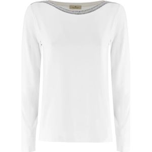 Panicale, Dames, Tops, Wit, Maat: L