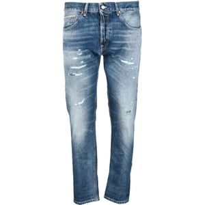 Dondup, Heren, Jeans, Blauw, Maat: W31 Denim,