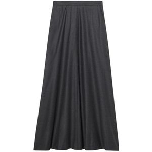 Brooks Brothers, Dames, Rokken, Grijs, Maat: 3XS Wol,