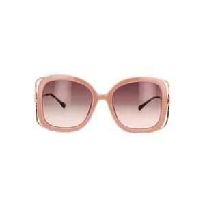 Gucci Gg1021S 003 Zonnebril , Pink , Dames , Maat: 56 MM