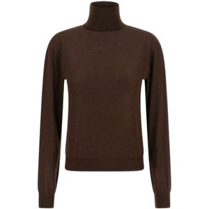 Saint Laurent, Dames, Truien, Bruin, Maat: L Zijde,