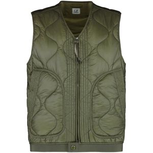 C.p. Company, Heren, Jassen, Groen, Maat: L Polyamide,