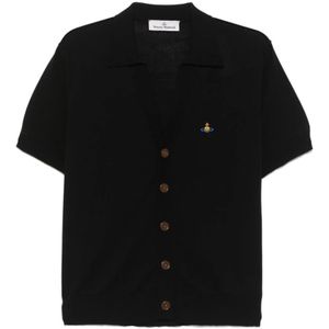 Vivienne Westwood, Heren, Overhemden, Zwart, Maat: S