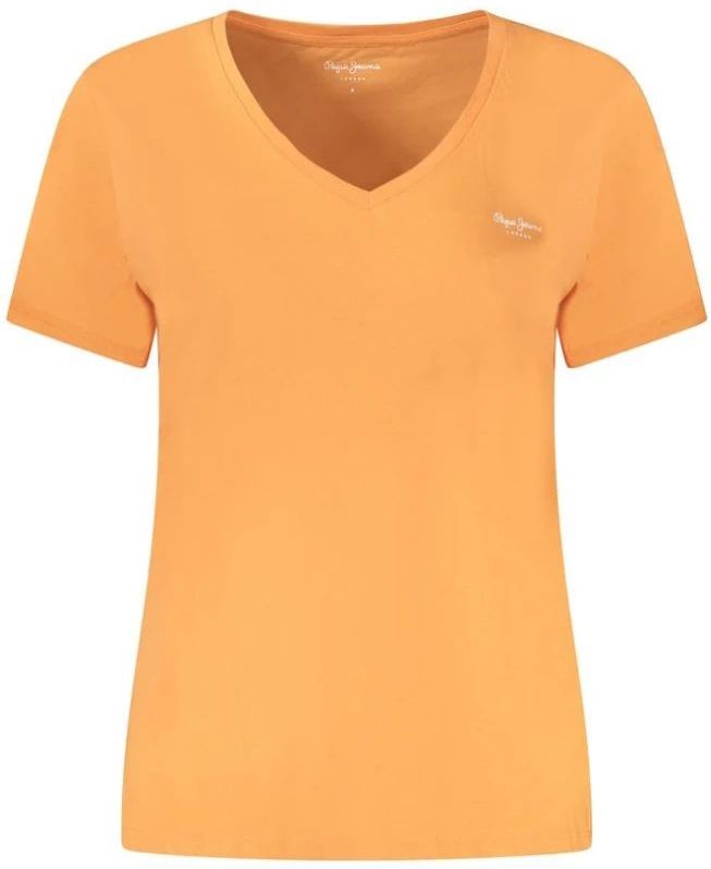 Pepe Jeans - T-shirt - V-hals - Katoen - Zwart