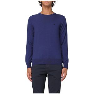 Brooksfield, Heren, Truien, Blauw, Maat: 2XL Wol,