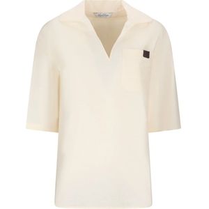 Max Mara, Dames, Blouses & Shirts, Beige, Maat: S