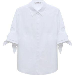 Dorothee Schumacher, Dames, Blouses & Shirts, Wit, Maat: M Katoen,