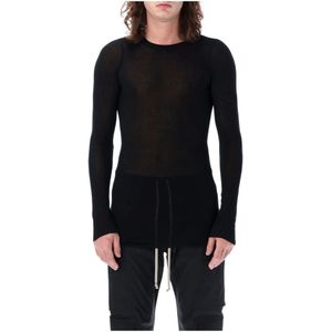 Rick Owens, Heren, Tops, Zwart, Maat: XL Katoen,
