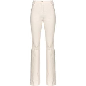 Pinko, Dames, Broeken, Wit, Maat: XS Katoen,