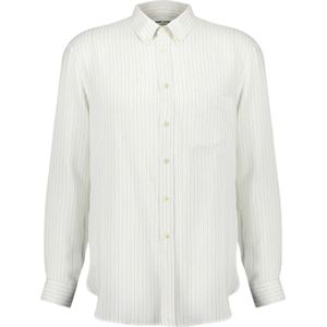 Saint Laurent, Heren, Overhemden, Beige, Maat: XL Zijde,