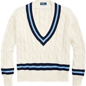 Polo Ralph Lauren, Dames, Truien, Beige, Maat: M Katoen,