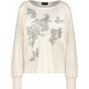 Monari - Longsleeve Top - Beige - Katoen