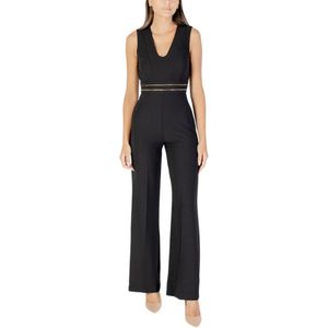 Rinascimento, Dames, Jumpsuits & Playsuits, Zwart, Maat: XL Poliester,