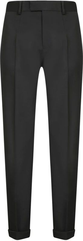 Dolce & Gabbana, Heren, Broeken, Zwart, Maat: M Wol,