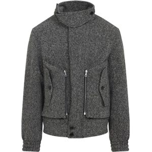 Dries Van Noten, Heren, Jassen, Grijs, Maat: M