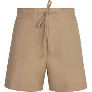 P.a.r.o.s.h., Dames, Korte broeken, Beige, Maat: XS Katoen,