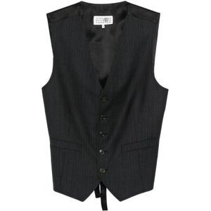 MM6 Maison Margiela, Heren, Pakken, Grijs, Maat: L