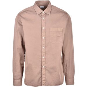 Xacus, Heren, Overhemden, Bruin, Maat: M Katoen,