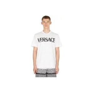 Versace T-shirt , White , Heren , Maat: XL