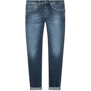 Dondup, Heren, Jeans, Blauw, Maat: W32 Denim,