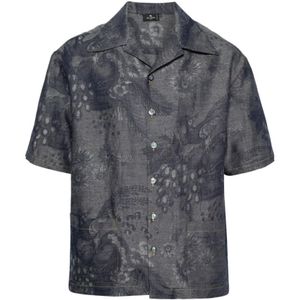 Etro, Heren, Overhemden, Veelkleurig, Maat: L Katoen,