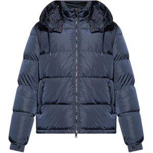 add, Heren, Jassen, Blauw, Maat: S Leer,