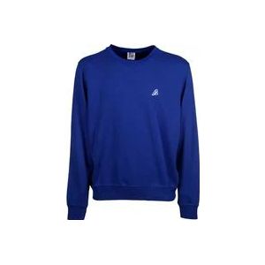 Autry Blauwe Dubbelrij Sweatshirt Ss23 , Blue , Heren , Maat: XL