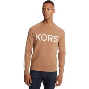 Michael Kors, Heren, Sweatshirts & Hoodies, Beige, Maat: S