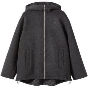 Gucci, Dames, Jassen, Zwart, Maat: XS Zijde,