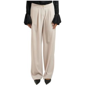 YES Zee, Dames, Broeken, Beige, Maat: XS