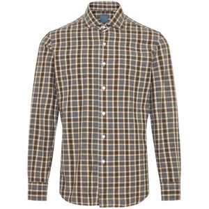 Barba, Heren, Overhemden, Grijs, Maat: 3XL Katoen,