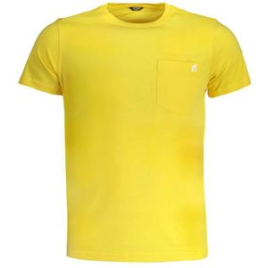 K-Way - T-shirt - Geel - Katoen - Korte Mouwen - Ronde Halslijn