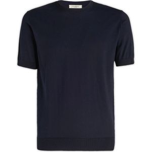 Paolo Pecora, Heren, Truien, Blauw, Maat: 3XL Katoen,