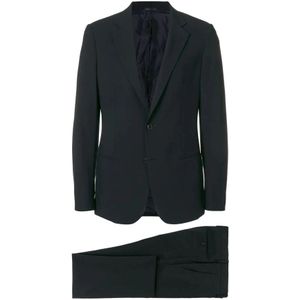 Giorgio Armani, Heren, Pakken, Blauw, Maat: 2XL Wol,